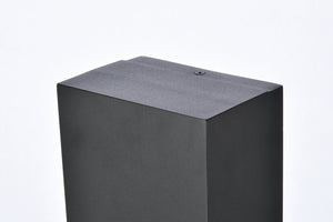 Elegant Lighting - LDOD4001BK - LED Outdoor Wall Lamp - Raine - black