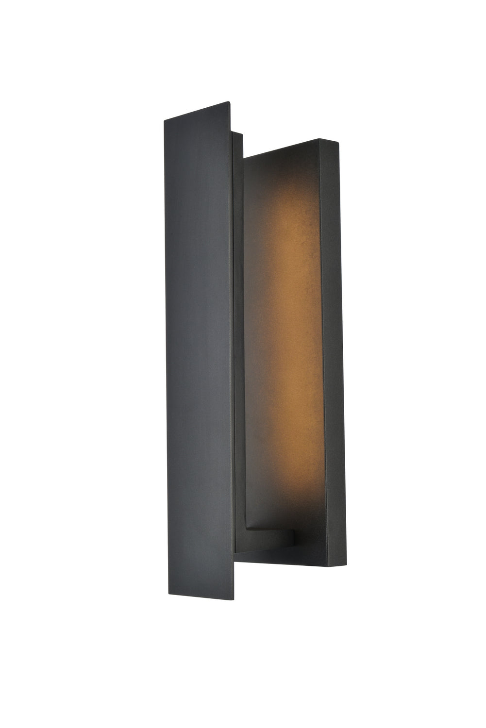 Elegant Lighting - LDOD4005BK - LED Outdoor Wall Lamp - Raine - black