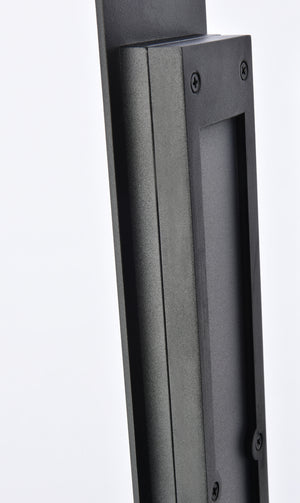 Elegant Lighting - LDOD4005BK - LED Outdoor Wall Lamp - Raine - black