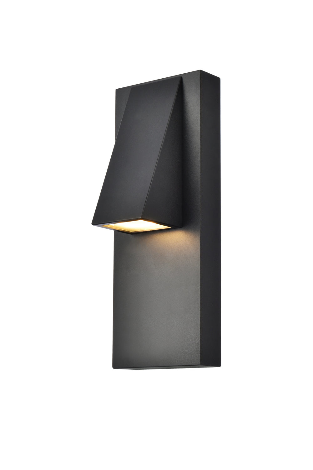 Elegant Lighting - LDOD4006BK - LED Outdoor Wall Lamp - Raine - black