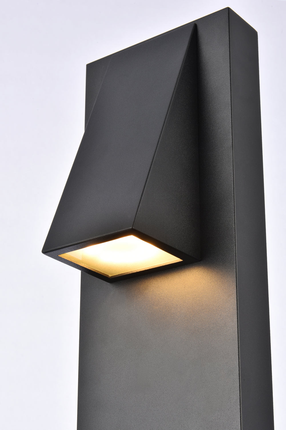 Elegant Lighting - LDOD4006BK - LED Outdoor Wall Lamp - Raine - black