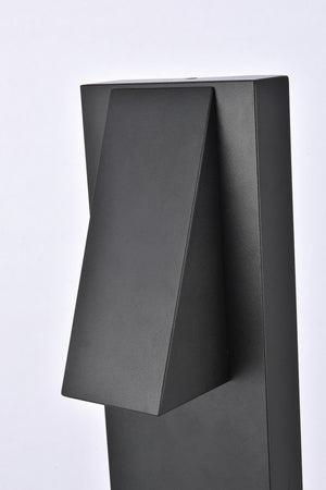 Elegant Lighting - LDOD4006BK - LED Outdoor Wall Lamp - Raine - black