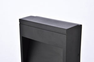 Elegant Lighting - LDOD4019BK - LED Outdoor Wall Lamp - Raine - black