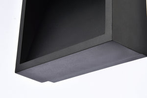 Elegant Lighting - LDOD4019BK - LED Outdoor Wall Lamp - Raine - black