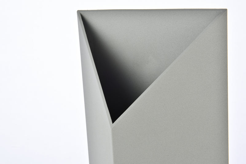 Elegant Lighting - LDOD4022S - LED Outdoor Wall Lamp - Raine - Silver
