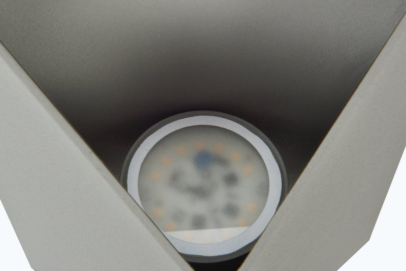 Elegant Lighting - LDOD4022S - LED Outdoor Wall Lamp - Raine - Silver