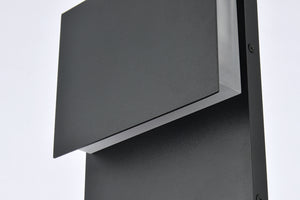 Elegant Lighting - LDOD4029BK - LED Outdoor Wall Lamp - Raine - black