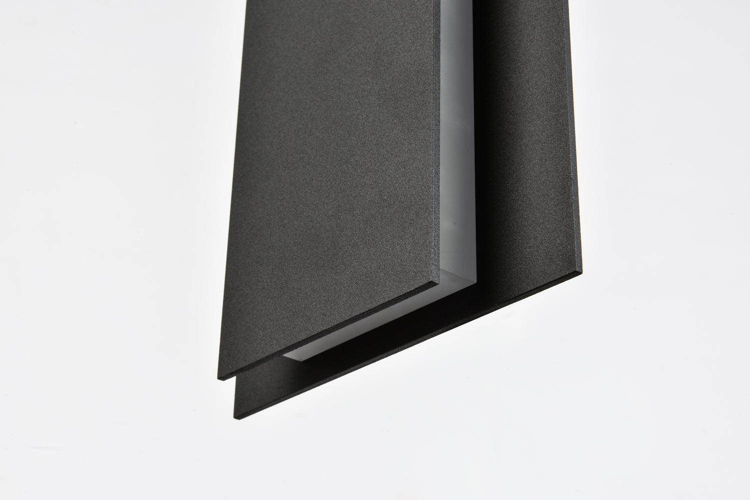 Elegant Lighting - LDOD4033BK - LED Outdoor Wall Lamp - Raine - black