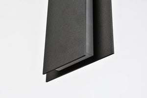 Elegant Lighting - LDOD4033BK - LED Outdoor Wall Lamp - Raine - black