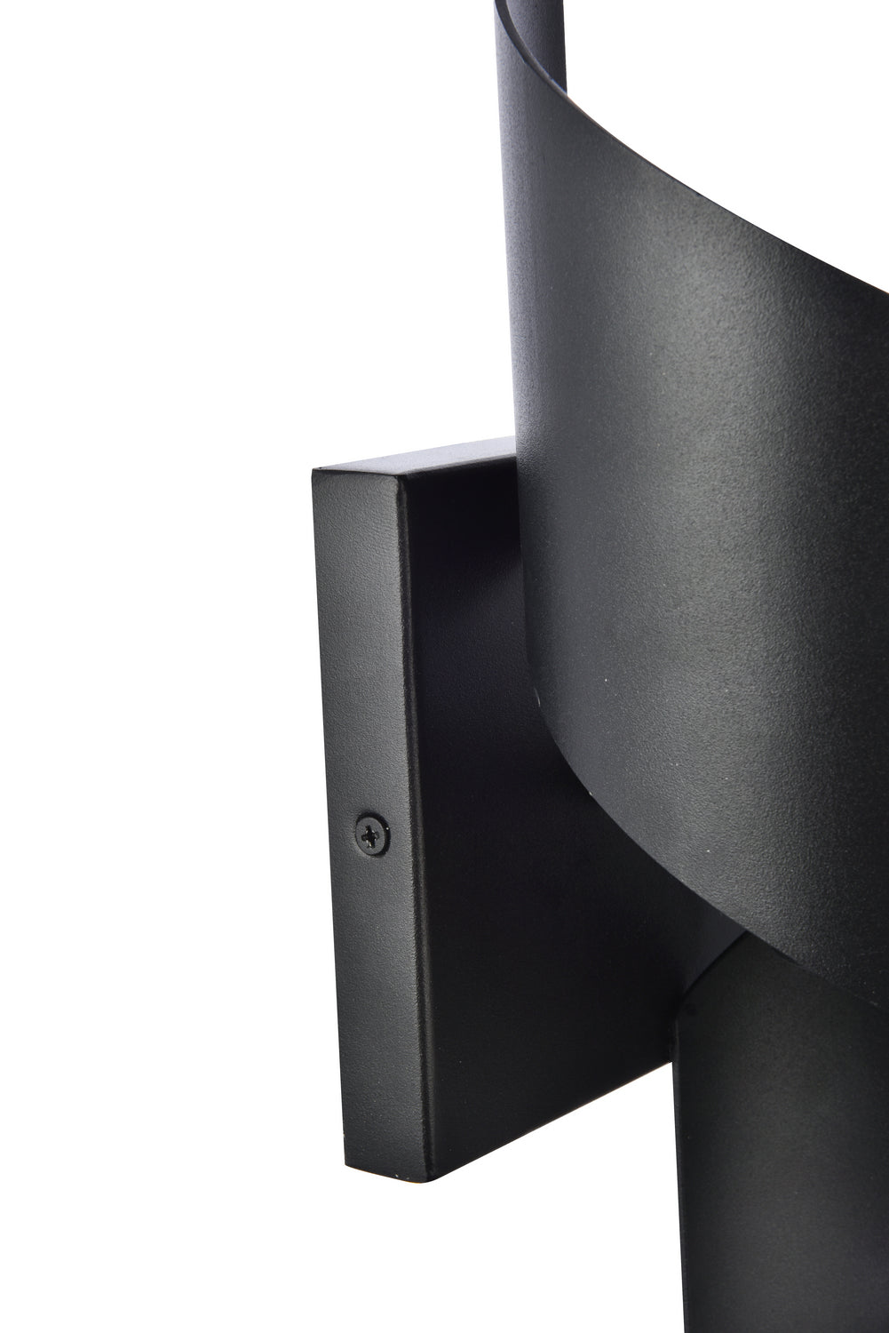 Elegant Lighting - LDOD4034BK - LED Outdoor Wall Lamp - Raine - black