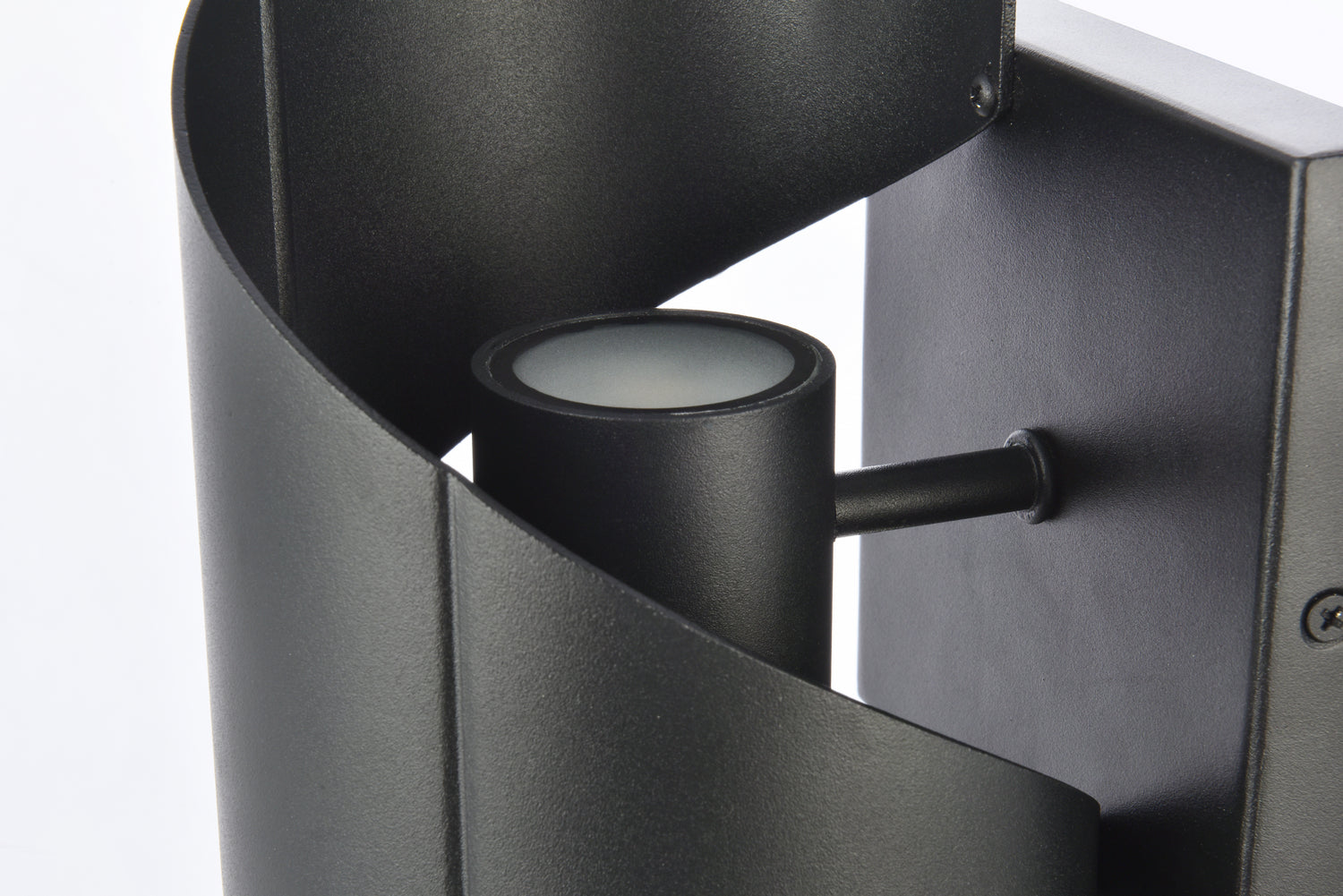 Elegant Lighting - LDOD4034BK - LED Outdoor Wall Lamp - Raine - black
