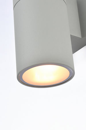 Elegant Lighting - LDOD4039S - Outdoor Wall Mount - Raine - Silver