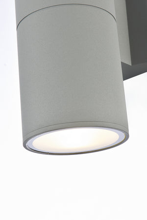 Elegant Lighting - LDOD4040S - Outdoor Wall Mount - Raine - Silver