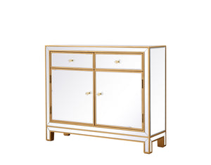 Elegant Lighting - MF72002G - Nightstand - REFLEXION - Antique Gold