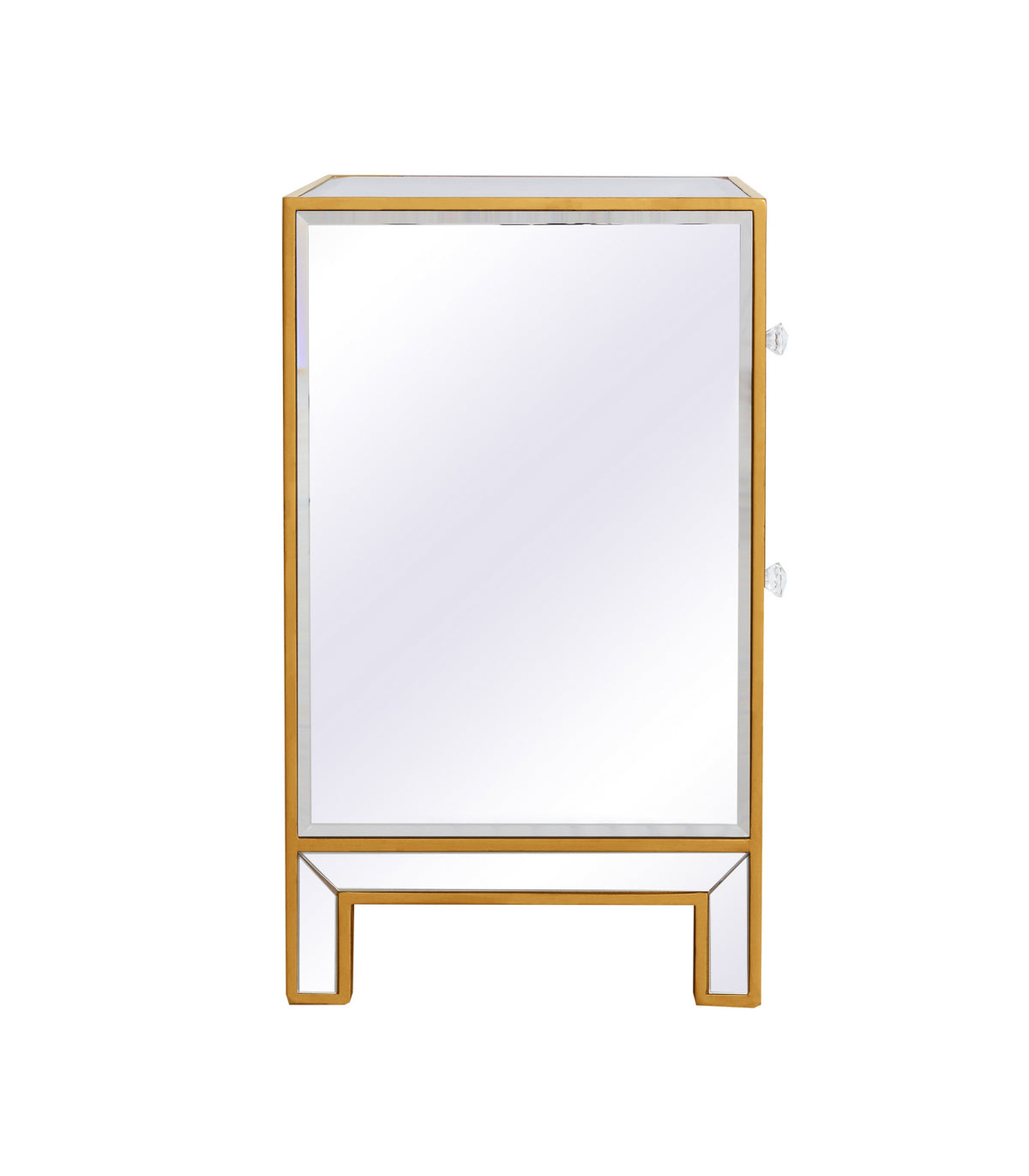 Elegant Lighting - MF72016G - Nightstand - REFLEXION - Antique gold