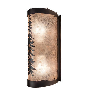 Meyda Tiffany - 231470 - Two Light Wall Sconce - Tall Pines - Mahogany Bronze