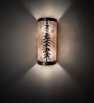 Meyda Tiffany - 231470 - Two Light Wall Sconce - Tall Pines - Mahogany Bronze