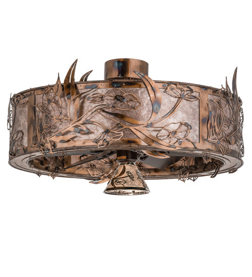 Meyda Tiffany - 232728 - LED Chandel-Air - Lady Slipper - Light Burnished Brass Tint