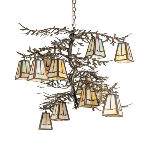 Meyda Tiffany - 232763 - LED Chandelier - Pine Branch - Antique Copper