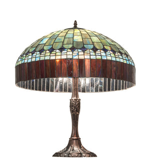 Meyda Tiffany - 232801 - Three Light Table Lamp - Tiffany Candice - Mahogany Bronze