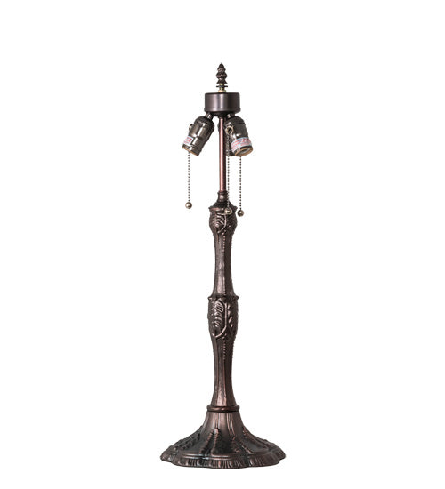 Meyda Tiffany - 232803 - Three Light Table Lamp - Tiffany Hanginghead Dragonfly - Mahogany Bronze