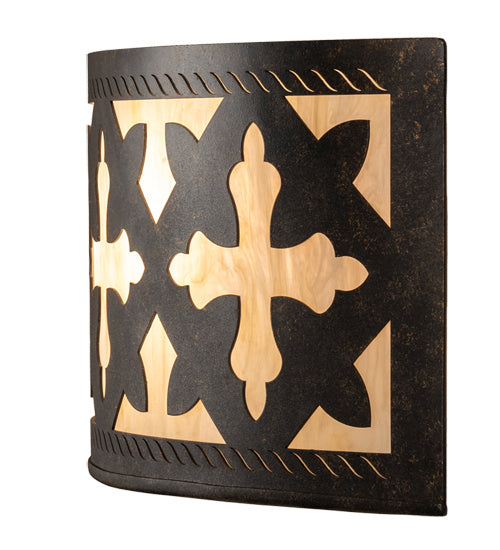 Meyda Tiffany - 232907 - Two Light Wall Sconce - Cardiff - Golden Bronze