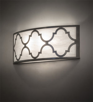 Meyda Tiffany - 232908 - Two Light Wall Sconce - Cardiff - Brushed Nickel