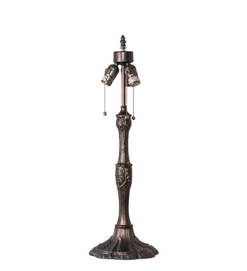 Meyda Tiffany - 47960 - Three Light Table Lamp - Tiffany Hanginghead Dragonfly - Mahogany Bronze