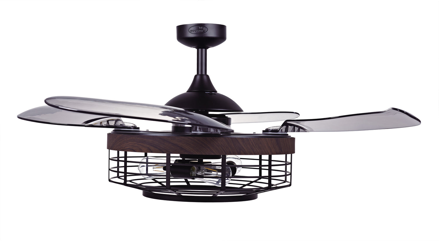 Beacon Lighting - 51106101 - 48``Ceiling Fan - Montclair - Black and Smoke