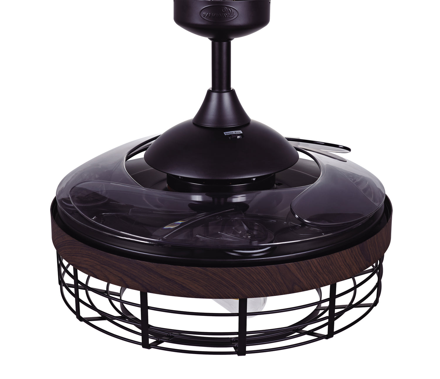 Beacon Lighting - 51106101 - 48``Ceiling Fan - Montclair - Black and Smoke