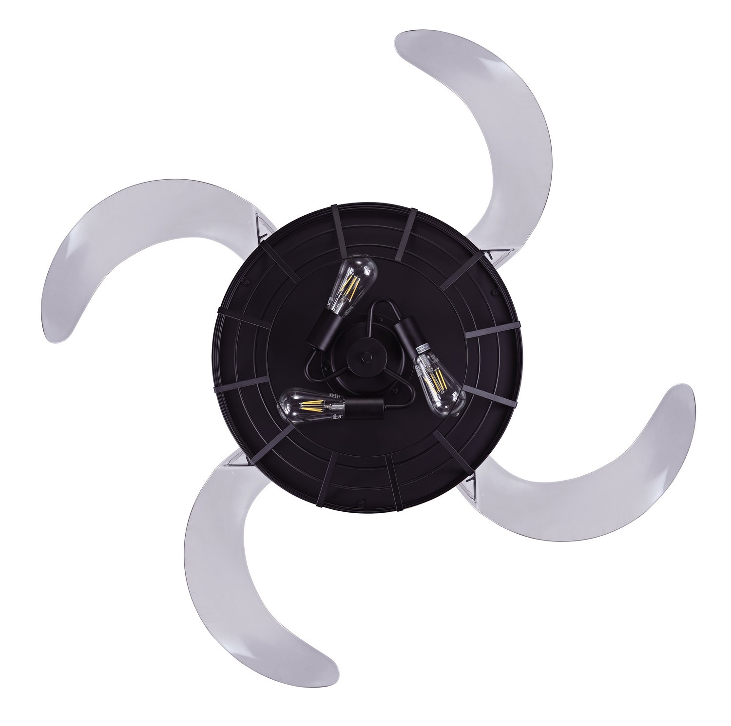 Beacon Lighting - 51106101 - 48``Ceiling Fan - Montclair - Black and Smoke