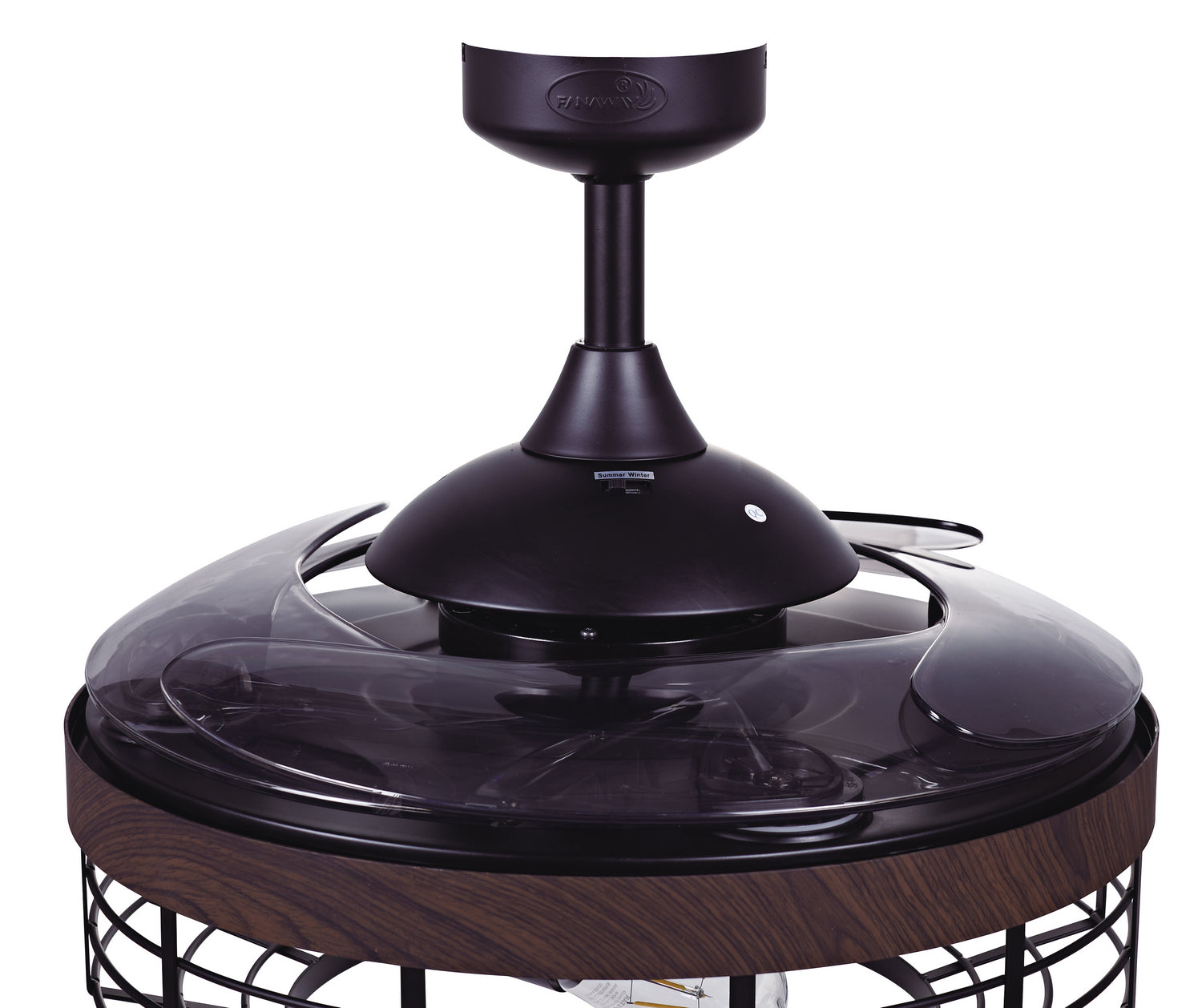 Beacon Lighting - 51106101 - 48``Ceiling Fan - Montclair - Black and Smoke