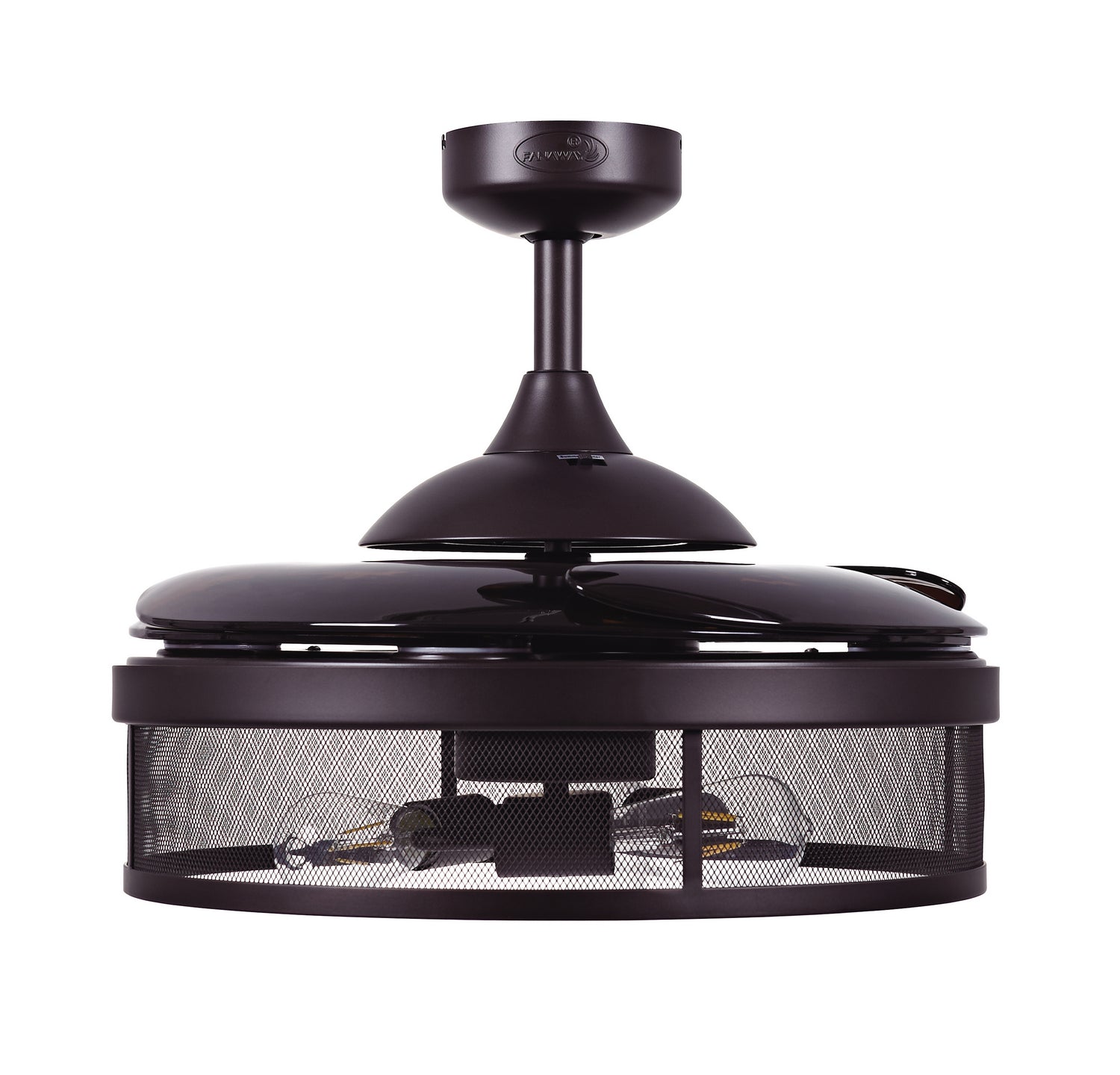 Beacon Lighting - 51107001 - 48``Ceiling Fan - Meridian - Oil Rubbed Bronze and Amber