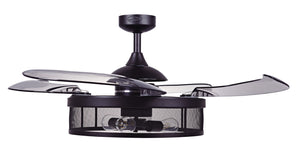 Beacon Lighting - 51107101 - 48``Ceiling Fan - Meridian - Black