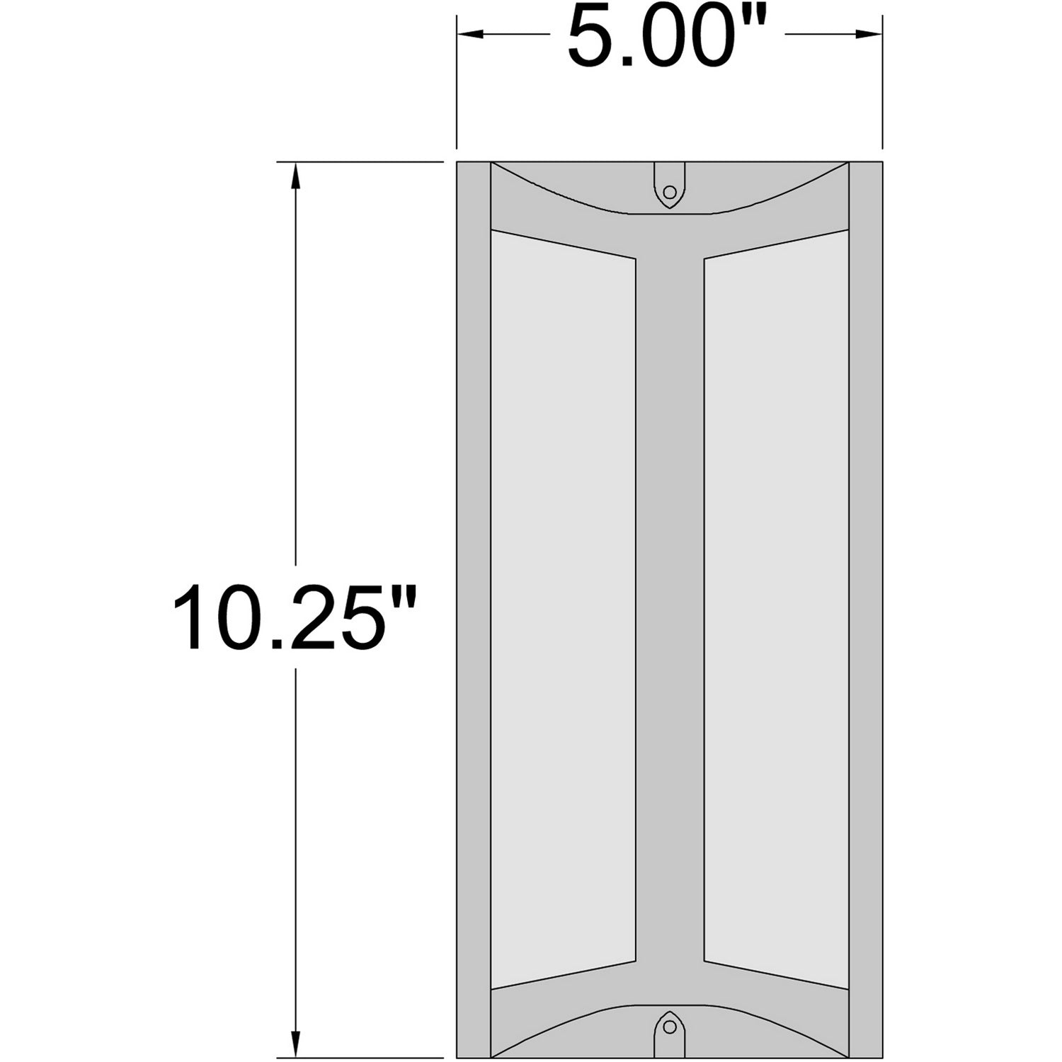 Access - 20110LEDDMG-SAT/ACR - LED Outdoor Wall Mount - Margate - Satin