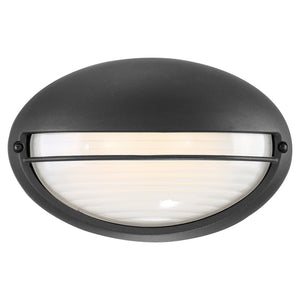 Access - 20270LEDDMG-BL/OPL - LED Bulkhead - Clifton Oval - Black