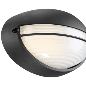 Access - 20270LEDDMG-BL/OPL - LED Bulkhead - Clifton Oval - Black