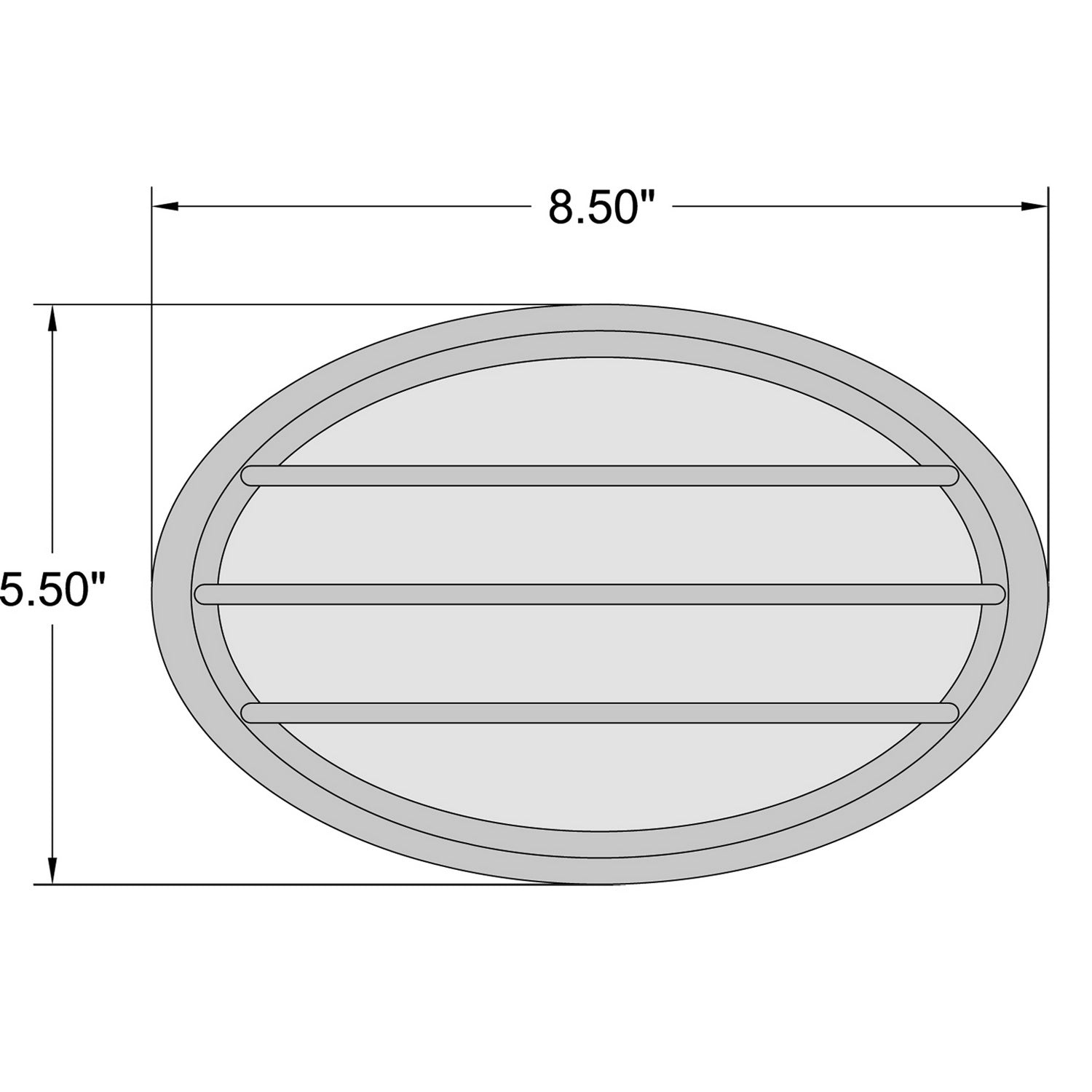 Access - 20280LEDDMG-WH/OPL - LED Bulkhead - Cabo - White