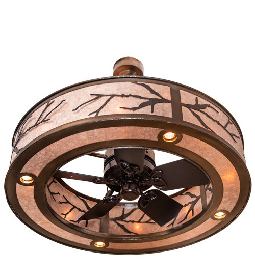 Meyda Tiffany - 224914 - 16 Light Chandel-Air - Branches - Dark Burnished Antique Copper