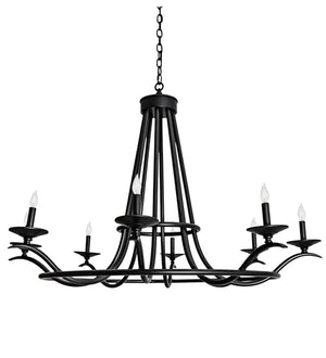 Meyda Tiffany - 225442 - Eight Light Chandelier - Octavia - Blackwash