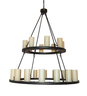 Meyda Tiffany - 230210 - 24 Light Chandelier - Loxley - Oil Rubbed Bronze