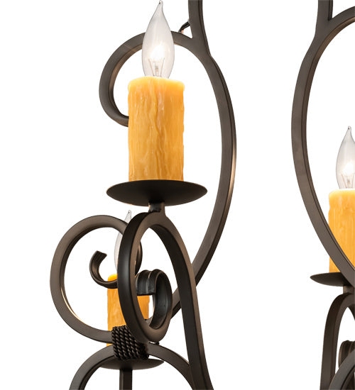 Meyda Tiffany - 231962 - Eight Light Chandelier - Clifton - Oil Rubbed Bronze