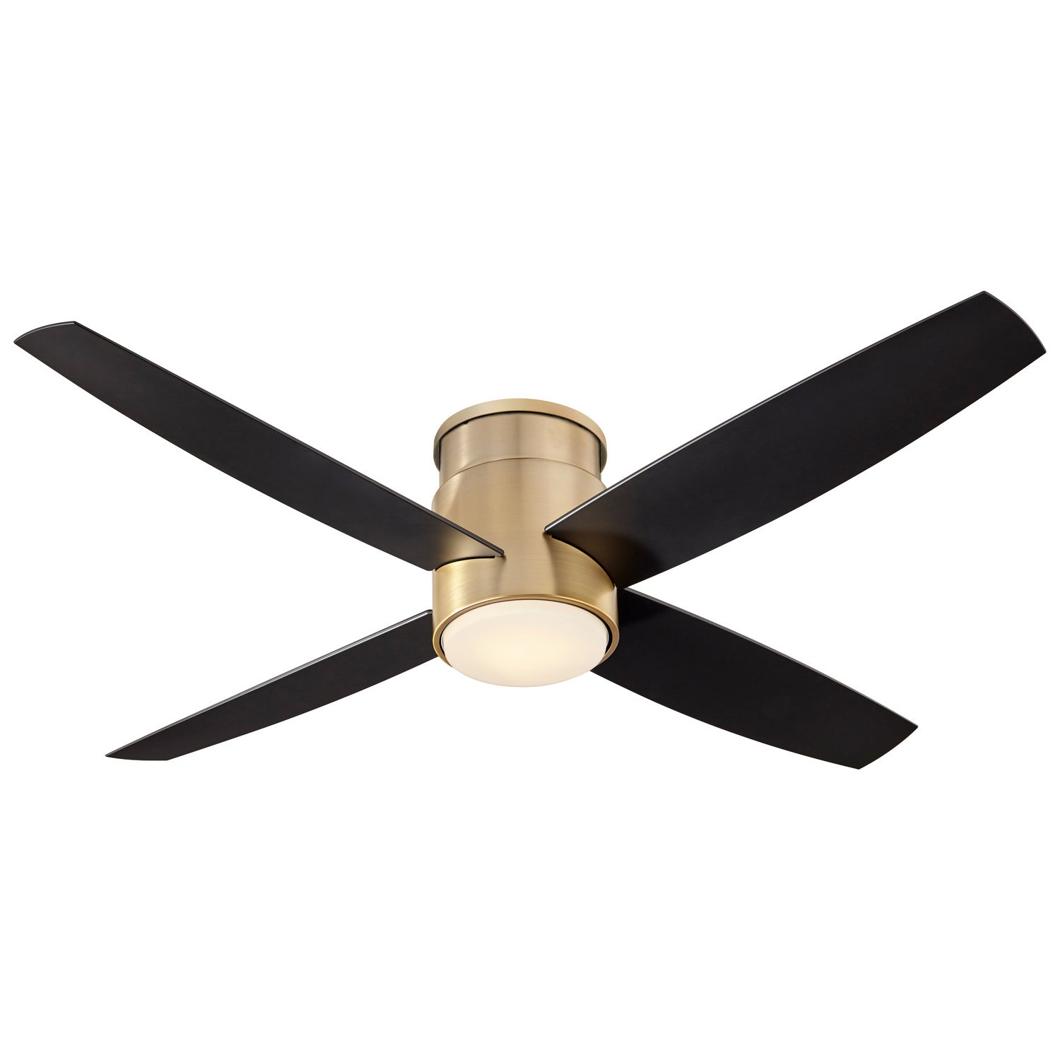 Oxygen - 3-102-40 - 52"Ceiling Fan - Oslo Hugger - Aged Brass