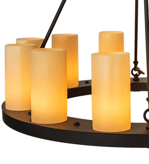 Meyda Tiffany - 230212 - 12 Light Chandelier - Loxley - Oil Rubbed Bronze