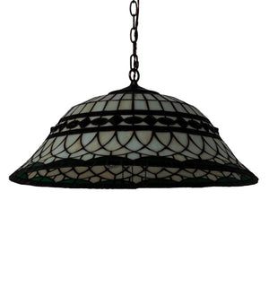 Meyda Tiffany - 37303 - Three Light Pendant - Tiffany Roman - Mahogany Bronze