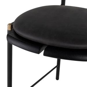 Nuevo - HGDA759 - Counter Stool - Kink - Storm Black