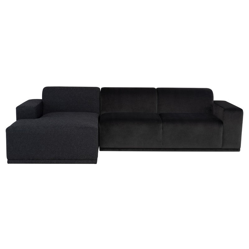 Nuevo - HGSC714 - Sectional - Leo - Shadow Grey