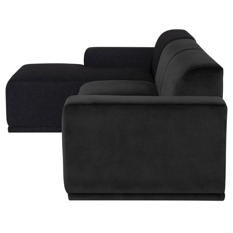 Nuevo - HGSC714 - Sectional - Leo - Shadow Grey