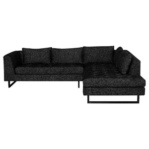 Nuevo - HGSC816 - Sectional - Janis - Salt & Pepper