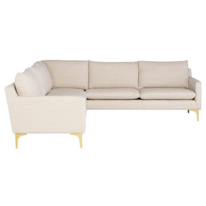 Nuevo - HGSC834 - L Sectional - Anders - Sand